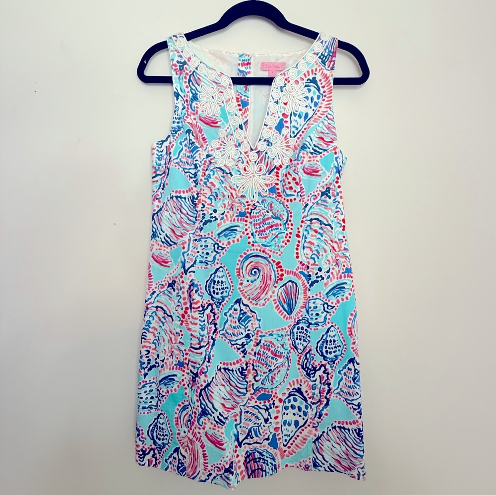Preppy LILLY PULITZER Shell Me About It Gabby Dress Size 6 - Picture 17 of 17